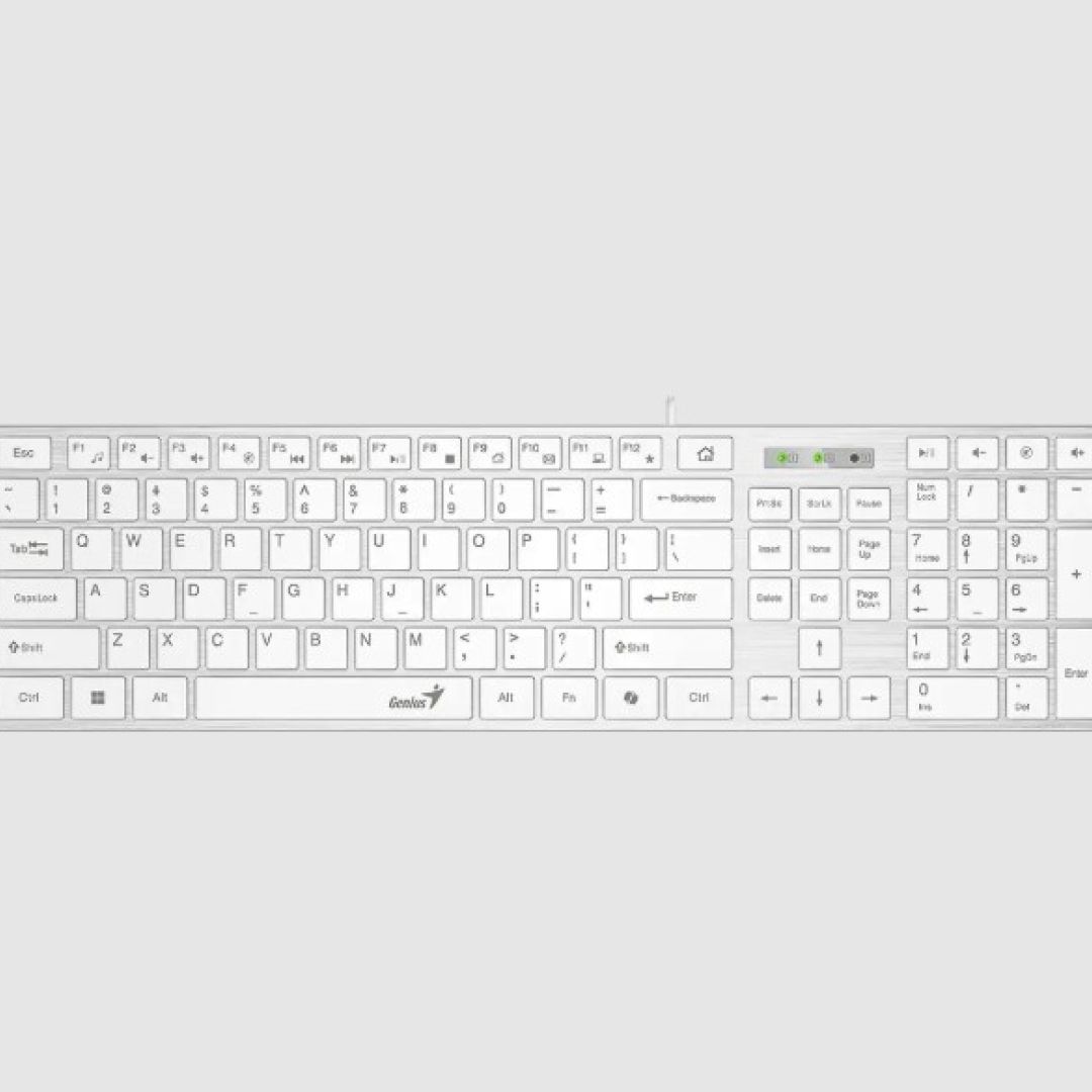 teclado-genius-slimstar-126-white